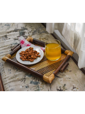 BAMBOO  SQUARY SHAPE TRAY