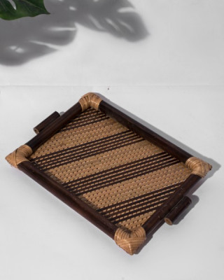 BAMBOO  SQUARY SHAPE TRAY