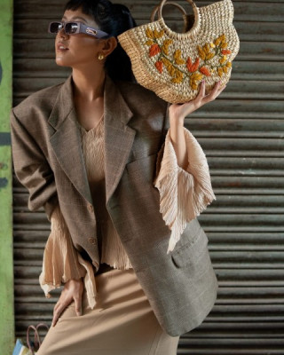 KAUNA U-SHAPED HANDBAG