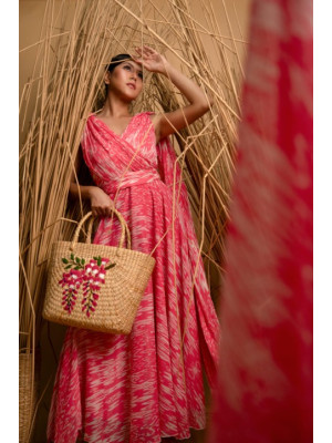 KAUNA NATURAL EMBROIDERED ECO-FRIENDLY HANDBAG KAUNA NATURAL EMBROIDERED ECO-FRIENDLY HANDBAG
