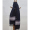 Black Multicolor Cotton Handloom Assam Stole  Black Multicolor Cotton Handloom Assam Stole