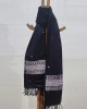 Black Multicolor Cotton Handloom Assam Stole 