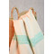 ERI SILK STOLE (AHIMSA SILK) WITH SEA GREEN MOTIFS