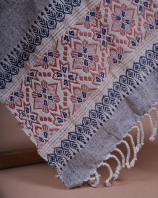ERI GRAY SILK SHAWL (AHIMSA SILK) ERI GRAY SILK SHAWL (AHIMSA SILK)