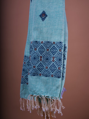SKY BLUE ERI SILK STOLE