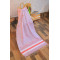 COTTON PINK HANDWOVEN STOLE
