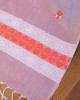 COTTON PINK HANDWOVEN STOLE