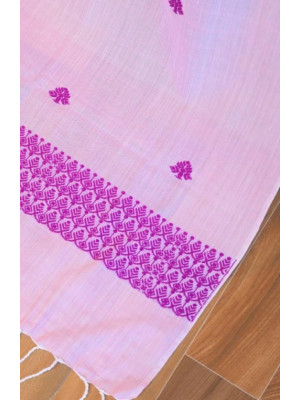 Cotton Handloom Pink Stole