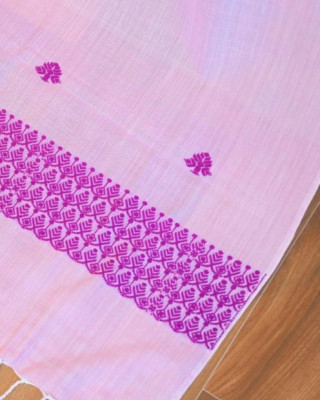 Cotton Handloom Pink Stole