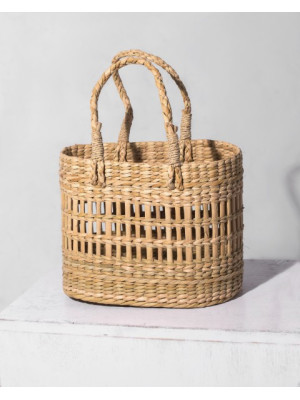 Kauna Handcrafted Grass Storage Basket  Kauna Handcrafted Grass Storage Basket