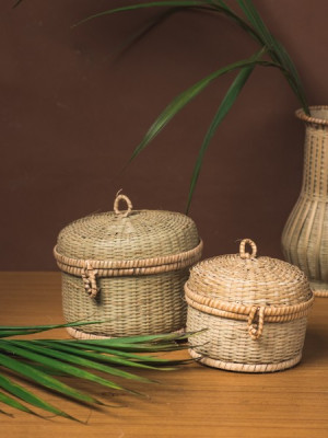 KHASI BAMBOO TIFFIN BASKET KHASI BAMBOO TIFFIN BASKET