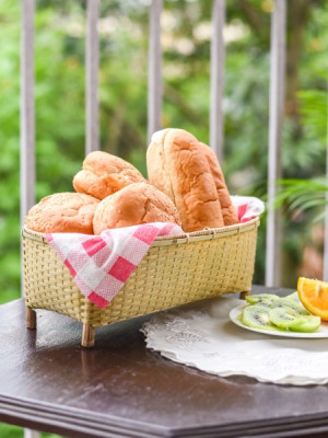 KHASI BAMBOO BREAD BASKET KHASI BAMBOO BREAD BASKET
