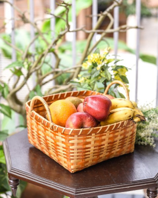 BAMBOO FRUIT BASKET