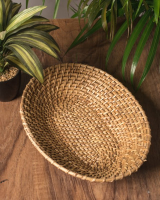 CANE FRUITE BASKET TRAY