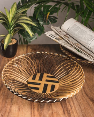 Bamboo Round Shape Tray