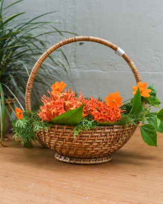 CANE BAMBOO BASKET
