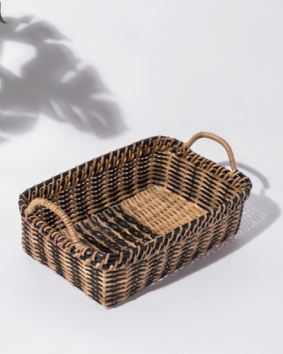NAGA BAMBOO BROWN BASKET NAGA BAMBOO BROWN BASKET