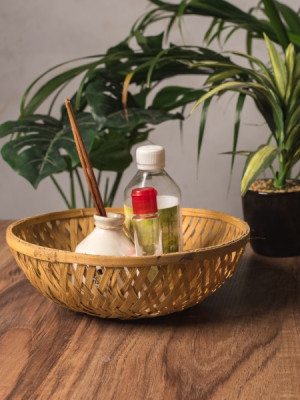 BAMBOO BASKET (SET OF 2) BAMBOO BASKET (SET OF 2)