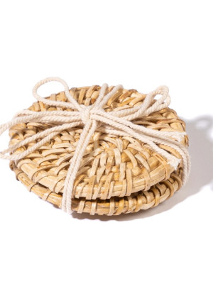 Rena Cane Coaster set of 2
