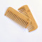 Bamboo Comb Set of 2 Bamboo Comb Set of 2
