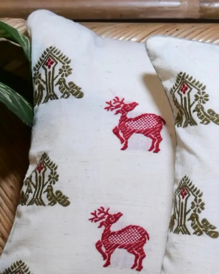 Cushion Cover Set Of White 5