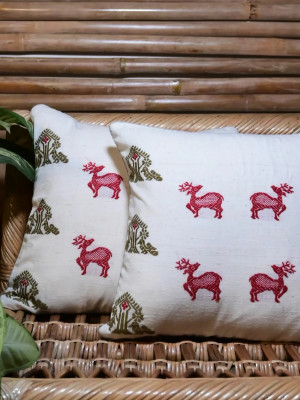 Cushion Cover Set Of White 5 Cushion Cover Set Of White 5