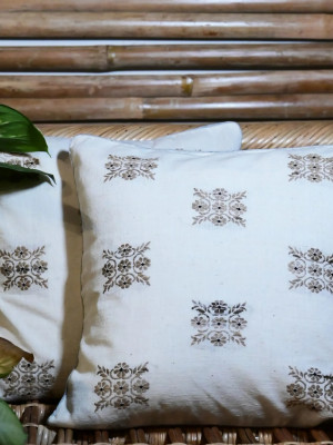 Cushion Cover Set Of Pale White 5 Cushion Cover Set Of Pale White 5