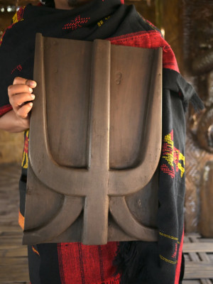 Exotic Naga Gamari Wood Panel Exotic Naga Gamari Wood Panel