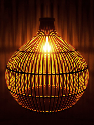 Bamboo Lampshade Dome Style
