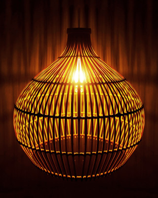 Bamboo Lampshade Dome Style