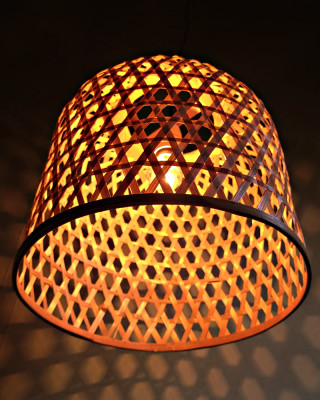 Bamboo Lampshade High Star Design