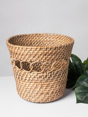 CANE HANDCRAFT PLANTER CANE HANDCRAFT PLANTER
