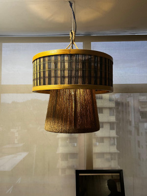 BAMBOO & JUTE LAMPSHADE BAMBOO & JUTE LAMPSHADE