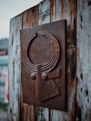 Exotic Indian Naga Gamari Wood Panel