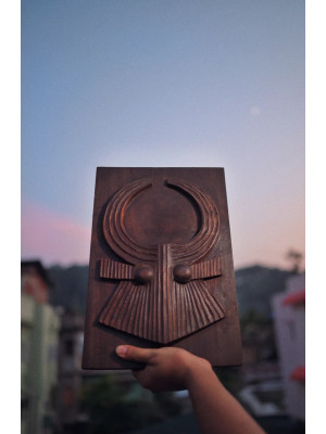 Exotic Indian Naga Gamari Wood Panel Exotic Indian Naga Gamari Wood Panel