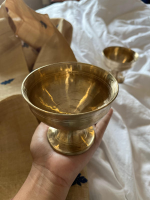 Brass Ban Bati, 0.3 Liters, Gold Brass Ban Bati, 0.3 Liters, Gold