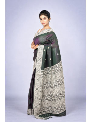 Cotton x Raw Silk Saree Handloom Saree