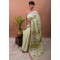 COTTON LIGHT PISTACHIO HANDWOVEN SAREE COTTON LIGHT PISTACHIO HANDWOVEN SAREE