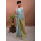 COTTON HANDWOVEN LIGHT BLUE SAREE COTTON HANDWOVEN LIGHT BLUE SAREE