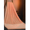 Peach Cotton Handloom Saree