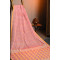 Peach Cotton Handloom Saree