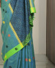 GREEN ERI SILK SAREE (AHIMSA SILK) GREEN ERI SILK SAREE (AHIMSA SILK)