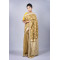 Tea Waste Natural Dye Pure Eri Silk Handloom Saree
