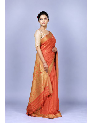 Natural Dye Pure Eri Silk Handloom Saree