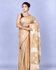 Tea Waste Natural Dye Pure Eri Silk Handloom Saree