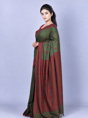 Natural Dye Pure Eri Silk Handloom Saree