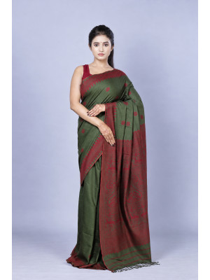 Natural Dye Pure Eri Silk Handloom Saree