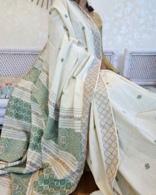 ERI SILK HANDWOVEN SAREE (AHIMSA SILK) ERI SILK HANDWOVEN SAREE (AHIMSA SILK)