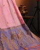 Eri Silk Saree with Zari Peacock