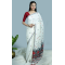 ERI WHITE SILK SAREE (AHIMSA SILK) ERI WHITE SILK SAREE (AHIMSA SILK)
